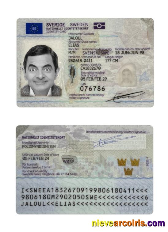 Sweden ID card 2024-present